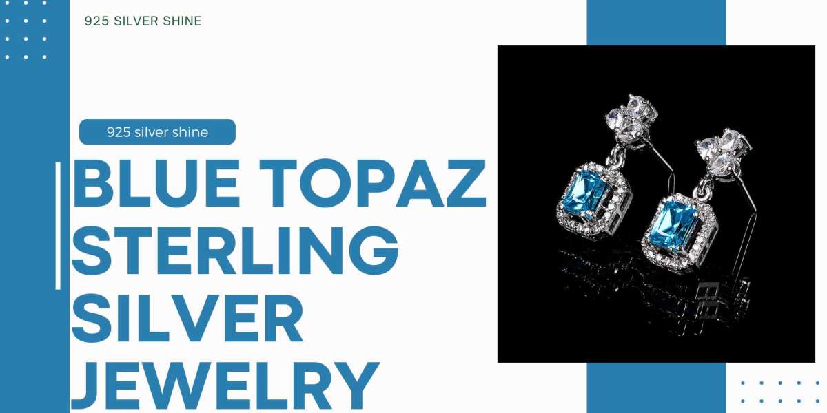 Discover the elegance of blue topaz silver jewelry