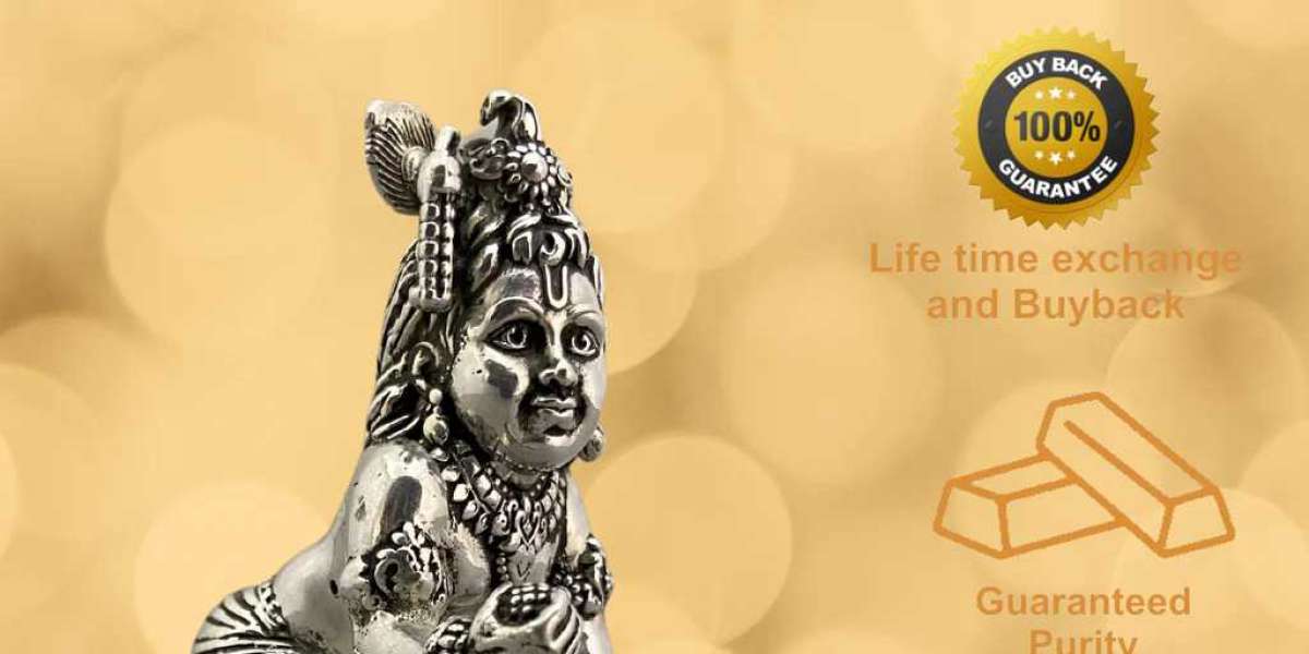 Enhance Your Devotion with Laddu Gopal Silver Payal from Ijuels