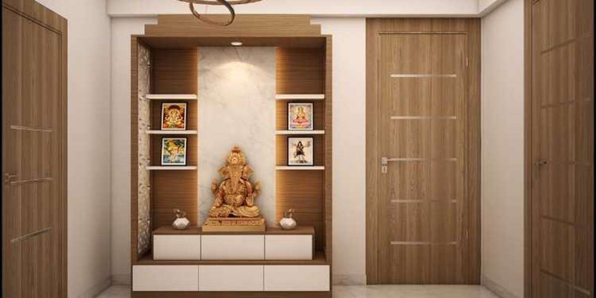 Unique Corian Mandir Design: Enhancing Home Temples with Modern Elegance